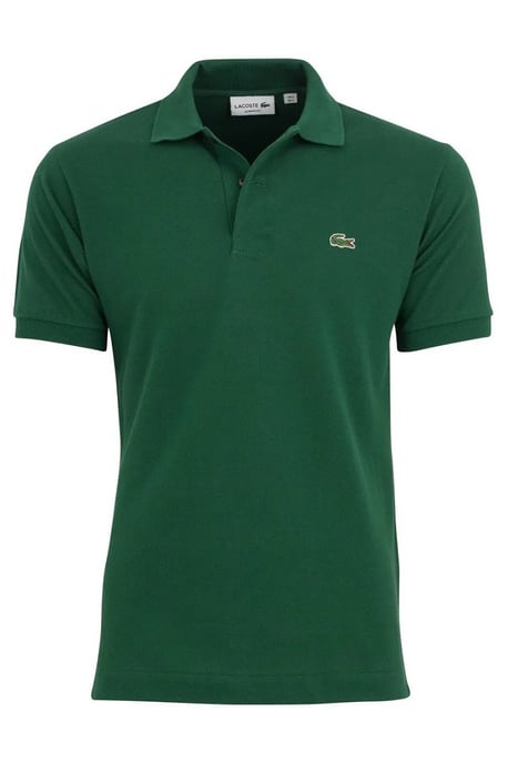 Bequemes, klassisch geschnittenes Poloshirt aus Baumwoll-Petit-Piqué mit typischem Kragen und Knopfleiste mit zwei Perlmuttknöpfen. Am Saum des Hemdes befinden sich Seitenschlitze, die für Bewegungsfreiheit und einen coolen Look sorgen. Die Krokodil-Stick - Image 1