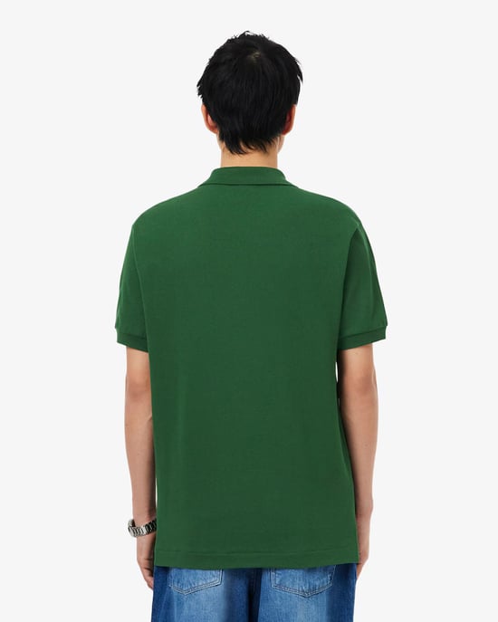 Bequemes, klassisch geschnittenes Poloshirt aus Baumwoll-Petit-Piqué mit typischem Kragen und Knopfleiste mit zwei Perlmuttknöpfen. Am Saum des Hemdes befinden sich Seitenschlitze, die für Bewegungsfreiheit und einen coolen Look sorgen. Die Krokodil-Stick - Image 4