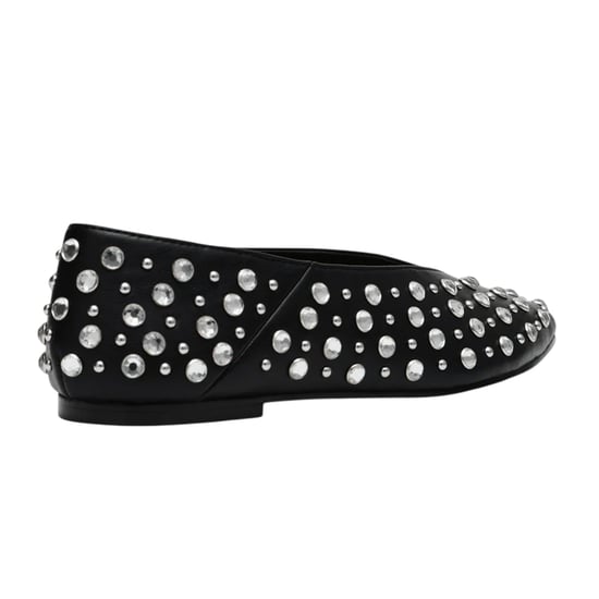 Steve Madden - "Venecia" Neuheit Pumps für Damen, Leder, Mandel Zeh, Flach (Schwarz) - Image 2