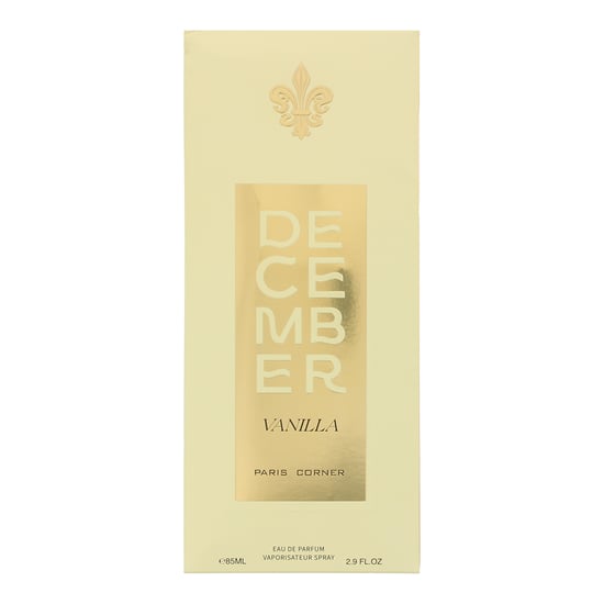 Paris Corner Dezember Vanille Eau de Parfum 85ml Spray Unisex - Image 3