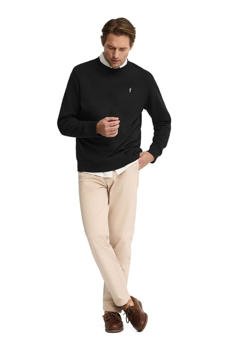 Sweatshirt schwarz im Relaxed Fit mit Rigby Go Stickerei - Image 4