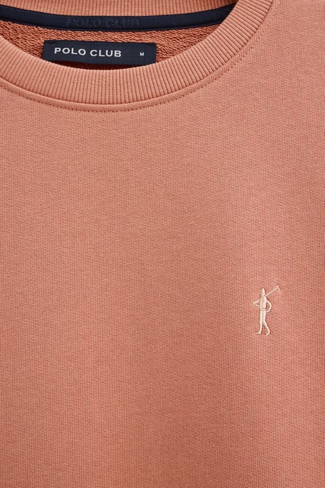 Sweatshirt lachsrosa im Relaxed Fit mit Rigby Go Stickerei - Image 5