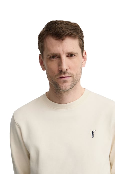 Sweatshirt ecru im Relaxed Fit mit Rigby Go Stickerei - Image 2