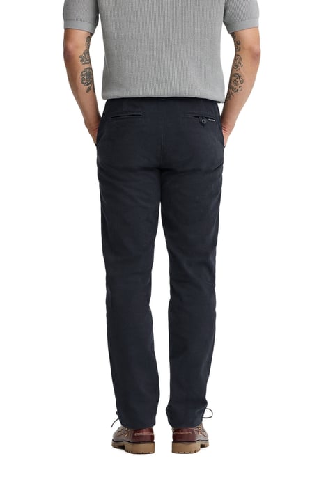 Chinohose marineblau im Regular Fit mit Polo Club Logo - Image 3