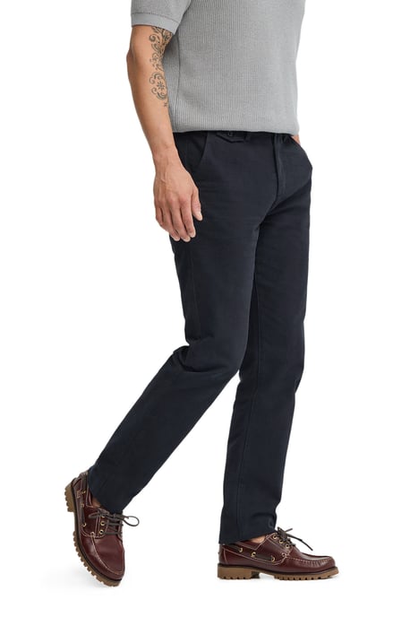 Chinohose marineblau im Regular Fit mit Polo Club Logo - Image 5