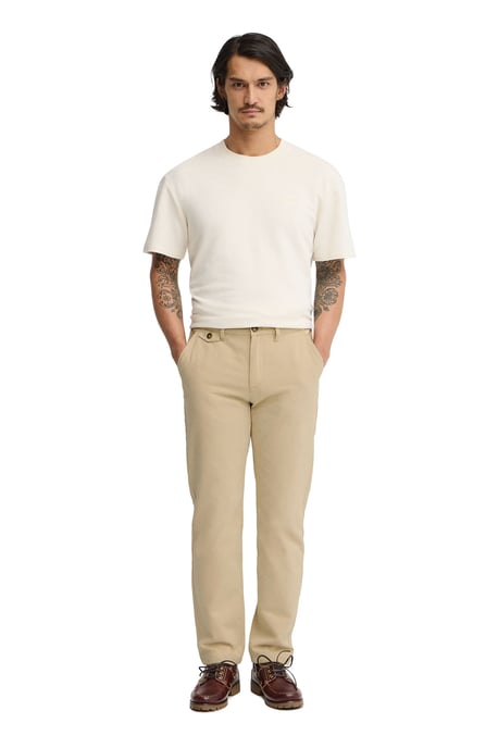 Chinohose beige im Regular Fit mit Polo Club Logo - Image 2