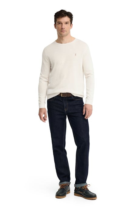 Pullover ecru mit Rundkragen und Rigby Go Logo - Image 4