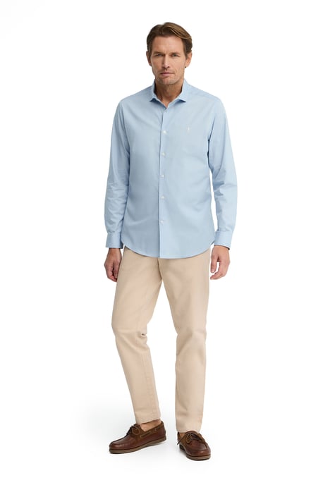 Hemd hellblau im Slim Fit mit Rigby Go Logo - Image 3