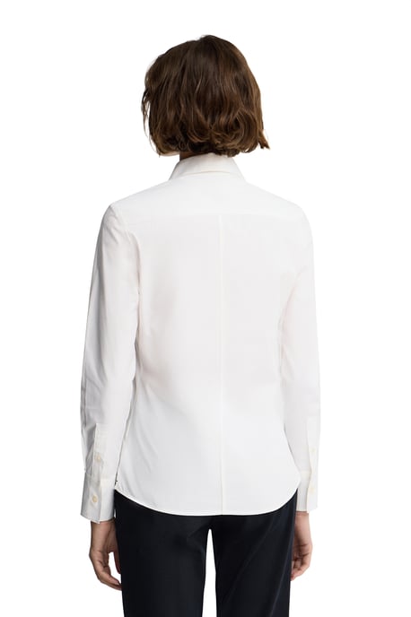 Hemd aus Popeline weiß im Slim Fit mit Rigby Go Stickerei - Image 3