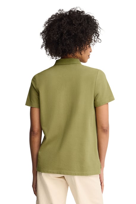 Poloshirt blattgrün mit Rigby Go Stickerei im Regular Fit - Image 3