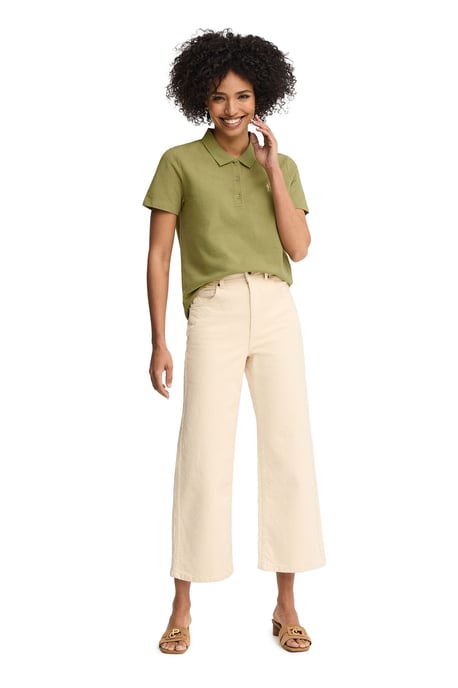 Poloshirt blattgrün mit Rigby Go Stickerei im Regular Fit - Image 4