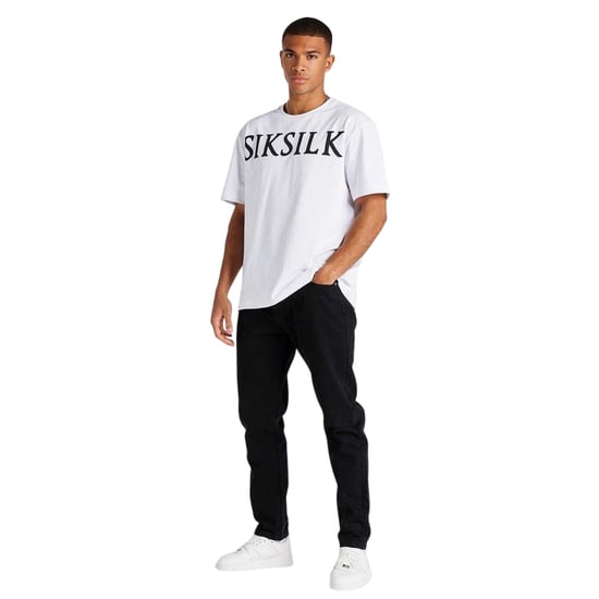 SikSilk - "St Jean" Jeans für Herren (Schwarz) - Image 4