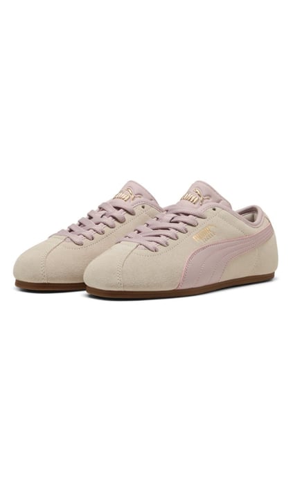 Puma Tackle Suede Damen Sneaker Silberne Nebel/Verwaschenes Pink - Image 1