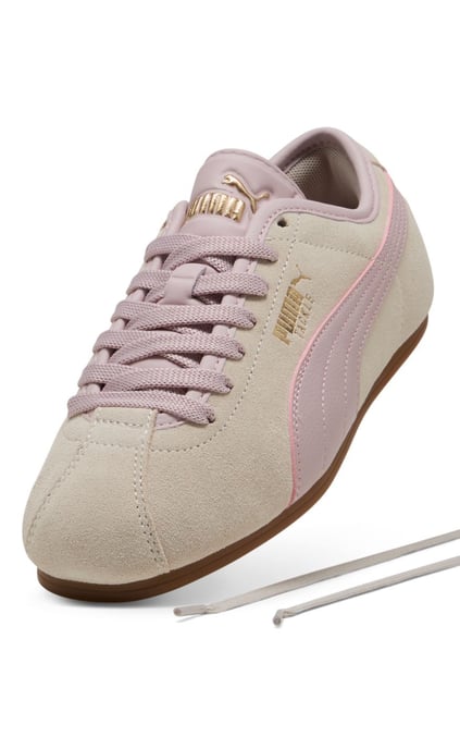 Puma Tackle Suede Damen Sneaker Silberne Nebel/Verwaschenes Pink - Image 6
