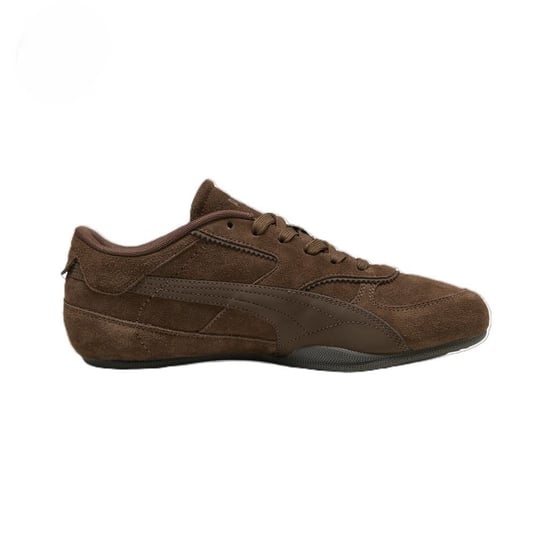 Puma Bella Mina Wildleder Damen Schokoladen Sneakers - Image 2