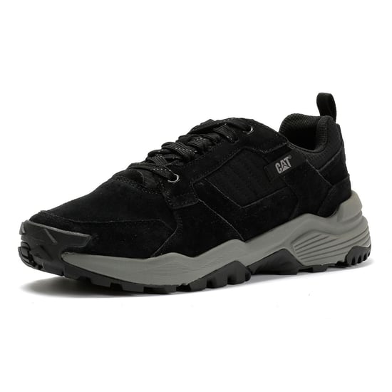 Caterpillar Greif-Suede Herren Schwarz Sneakers - Image 3