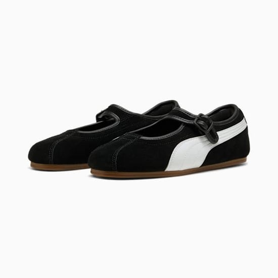 Puma Tacklette Wildleder Damen Schwarz/Weiß Trainer - Image 1