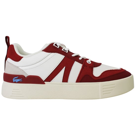 Lacoste L002 222 1 Damen Weiß/Rote Sneakers - Image 1