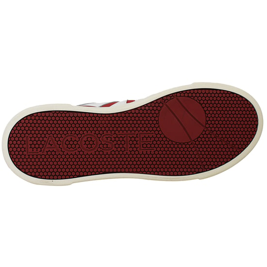 Lacoste L002 222 1 Damen Weiß/Rote Sneakers - Image 5