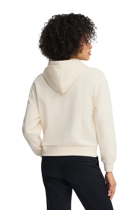 Sweatshirt ecru mit Kapuze, Reißverschluss und Rigby Go Stickerei - Image 3