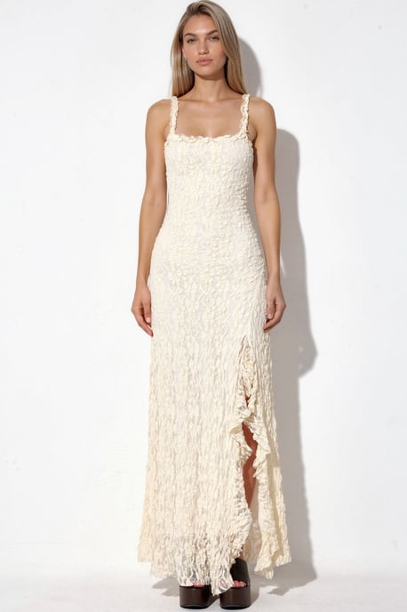 Spitzen-Midi-Kleid - Image 4
