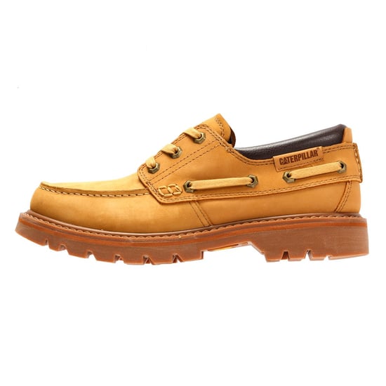 Caterpillar Colorado Boot Lo Leder Herren Honig Wildleder Schnürschuhe - Image 6