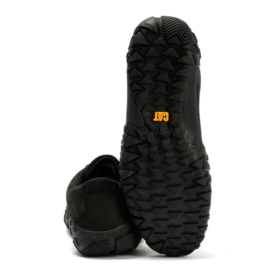 Caterpillar Gridlock Lo Tumbled Nubuck Herren Schwarz Schnürschuhe - Image 4
