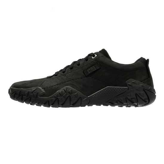Caterpillar Gridlock Lo Tumbled Nubuck Herren Schwarz Schnürschuhe - Image 6