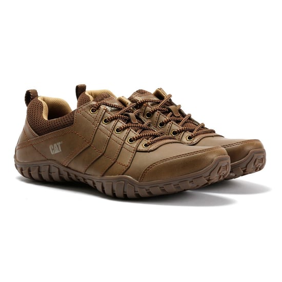 Caterpillar Instruct Wildleder Herren Schnürschuhe Dunkelbeige - Image 1
