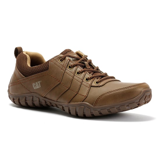 Caterpillar Instruct Wildleder Herren Schnürschuhe Dunkelbeige - Image 2