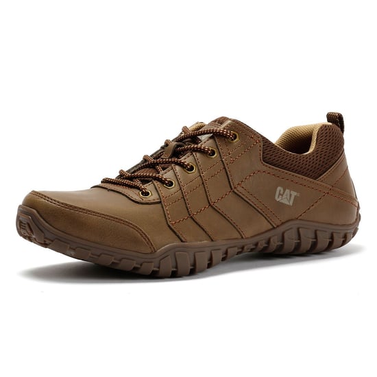 Caterpillar Instruct Wildleder Herren Schnürschuhe Dunkelbeige - Image 3