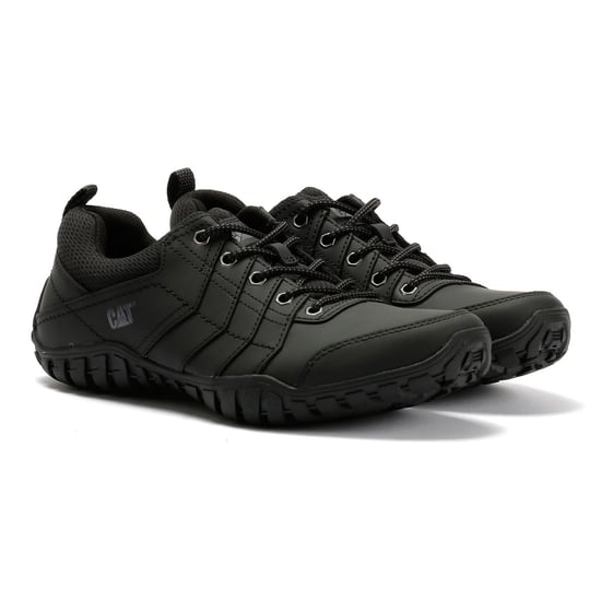 Caterpillar Instruct Wildleder Herrenschuhe in Schwarz mit Schnürung - Image 1