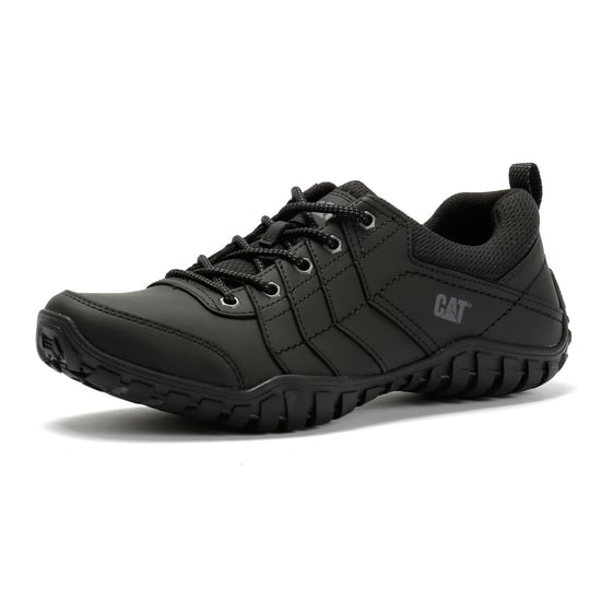 Caterpillar Instruct Wildleder Herrenschuhe in Schwarz mit Schnürung - Image 3