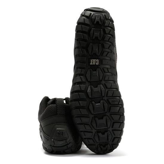 Caterpillar Instruct Wildleder Herrenschuhe in Schwarz mit Schnürung - Image 4