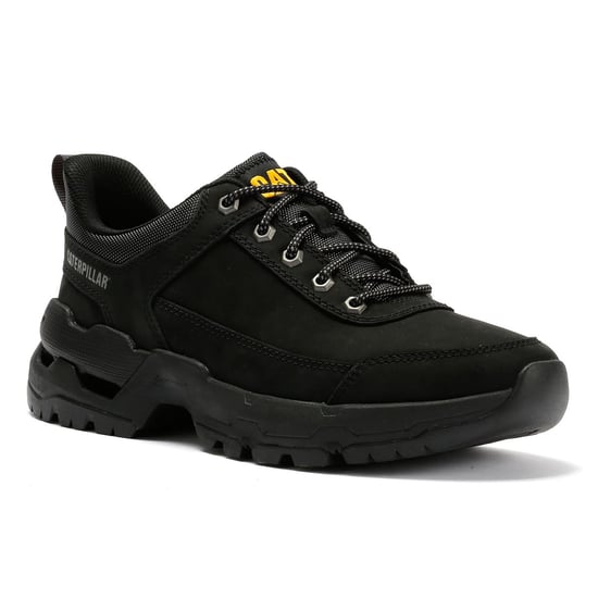 Caterpillar Surge Hiker Lo Waxy Nubuk Herren Schnürschuhe Schwarz - Image 2