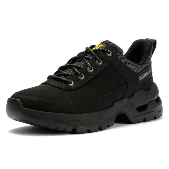 Caterpillar Surge Hiker Lo Waxy Nubuk Herren Schnürschuhe Schwarz - Image 3