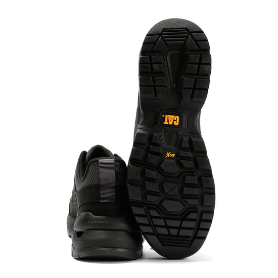 Caterpillar Surge Hiker Lo Waxy Nubuk Herren Schnürschuhe Schwarz - Image 4