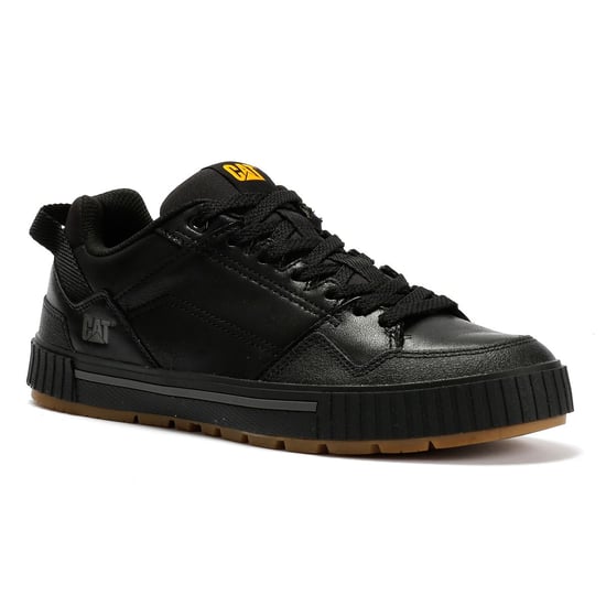 Caterpillar Axiom Leder Herrenschuhe Schwarz Schnürschuhe - Image 2