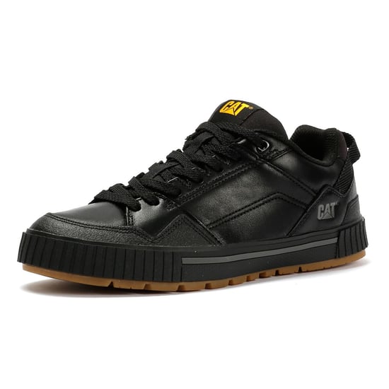 Caterpillar Axiom Leder Herrenschuhe Schwarz Schnürschuhe - Image 3