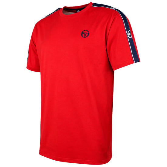 Sergio Tacchini Feather Herren Rotes T-Shirt - Image 2