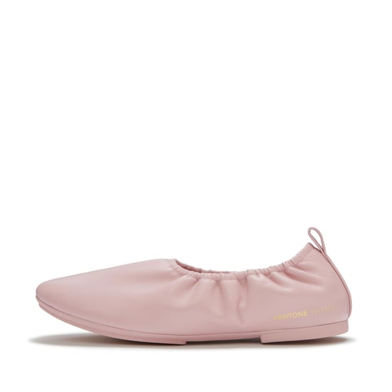 FitFlop X Pantone Delicato Ballerina-Leder Schuhe für Frauen in Rose - Image 2
