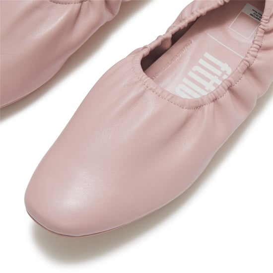 FitFlop X Pantone Delicato Ballerina-Leder Schuhe für Frauen in Rose - Image 4