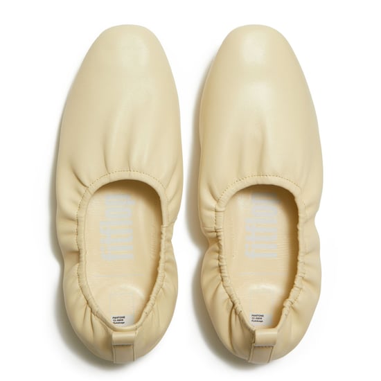 FitFlop X Pantone Delicato Ballerina Leder Damen Rutabag Schuhe - Image 4
