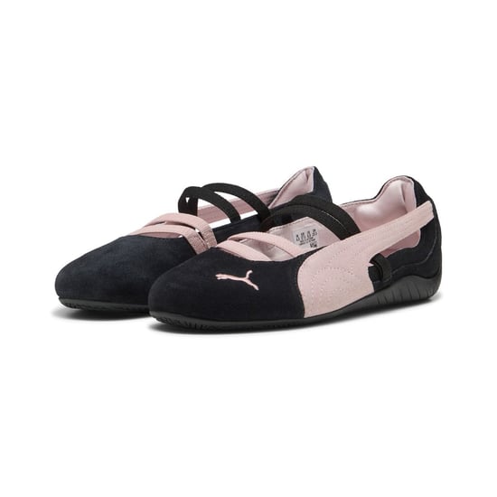 Puma Speedcat Ballet SD Wildleder Damen Schwarz/Mauve Mist Schuhe - Image 1