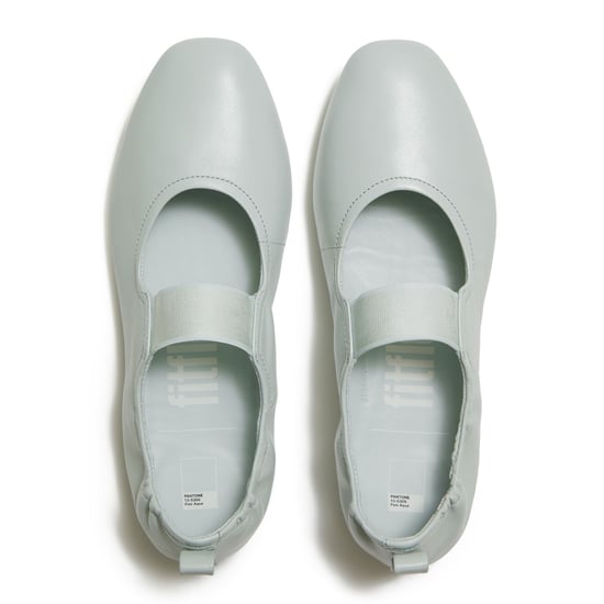 FitFlop X Pantone Delicato Mary Jane Leder Damenschuhe Aqua - Image 4