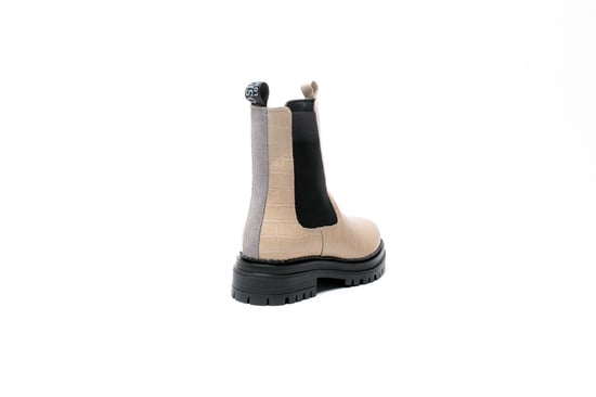Osprey London Die Huckleberry Leder Damencreme Stiefel - Image 3
