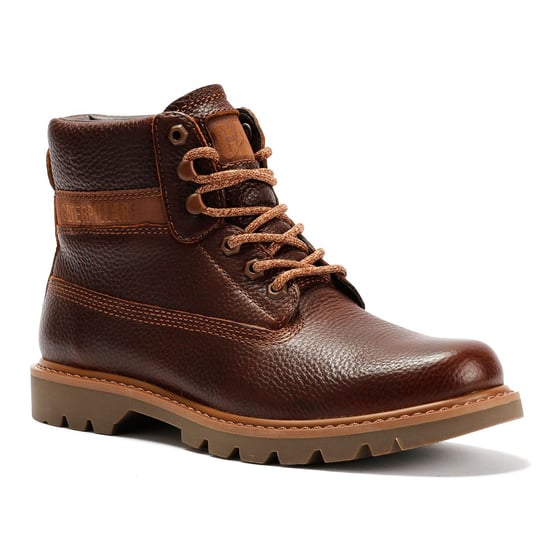 Caterpillar Colorado 2.0 Leder Herren Glänzende Ingwer Stiefel - Image 2