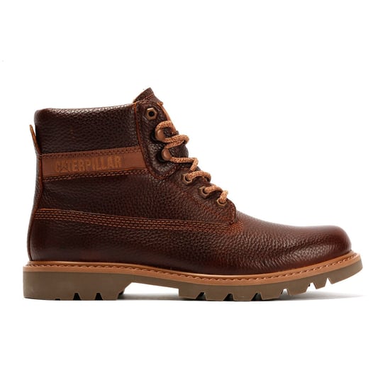 Caterpillar Colorado 2.0 Leder Herren Glänzende Ingwer Stiefel - Image 5