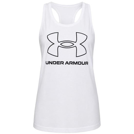Under Armour Sportstyle Logo Damen Weste Weiß - Image 1