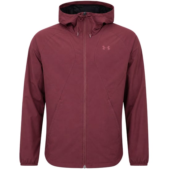 Under Armour Gewebte Herren Dunkelrote Windbreaker-Jacke - Image 1